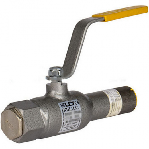 Кран шаровый LD КШЦС Gas 025.040.П/П.02. стальной ст.20 Ду25 Ру4,0МПа в Воронеже